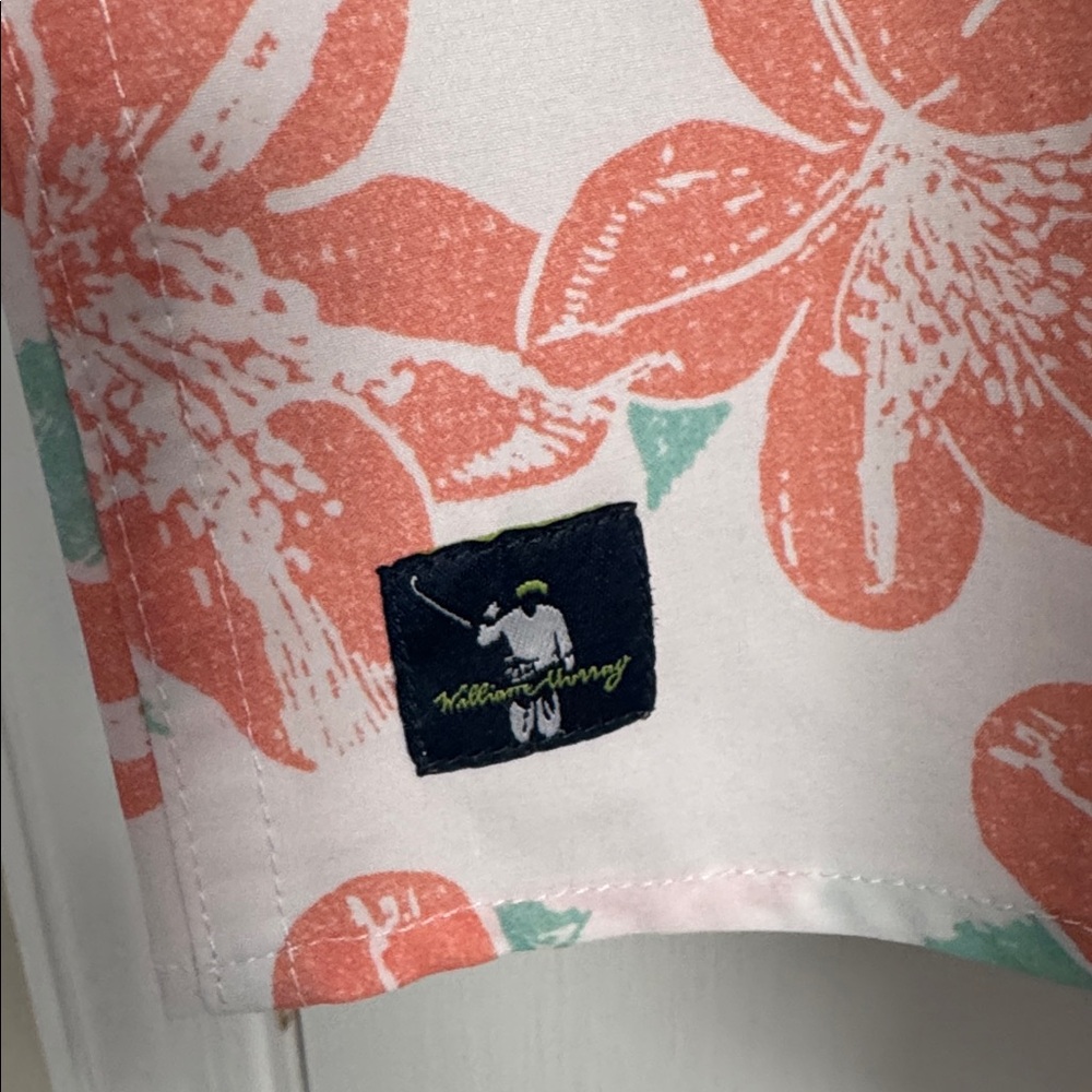 William Murray Full Button Down Multicolor Floral… - image 6